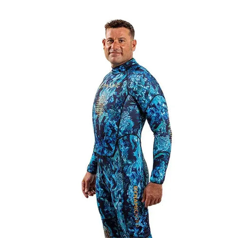 Dynamic Nord FDS-2 Camo/Blue suit, side view