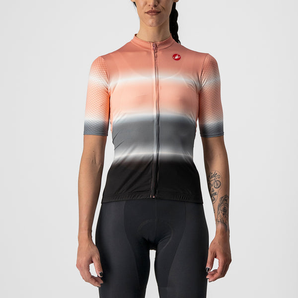 Castelli Dolce women's cycling jersey, Blush and Light Black