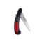 Coghlan's pocket sierra saw with blade open, black and red handle