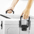 Hand lifting the handle of a Dometic Cool-Ice CI 70