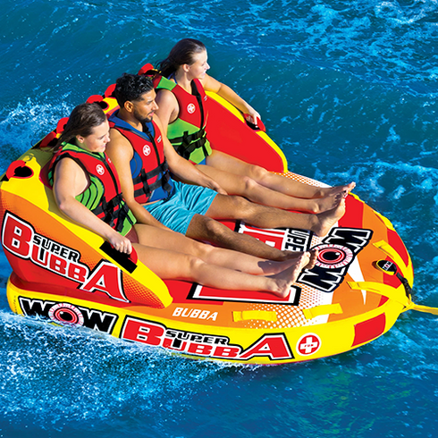 Wow Super Bubba Hi Vis Towable for 3 Persons