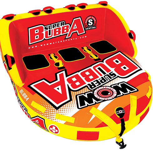 Wow Super Bubba Hi Vis Towable for 3 Persons