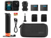 GoPro HERO13 Black Accessory Bundle including camera, extra battery, and head strap mount