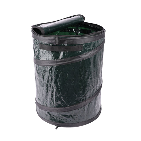 Coghlan's mini pop-up trash can expanded with zip lid, product shot