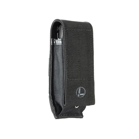Leatherman MOLLE Sheath 2, a tactical sheath for secure, modular attachment of multi-tools to backpacks or vests.