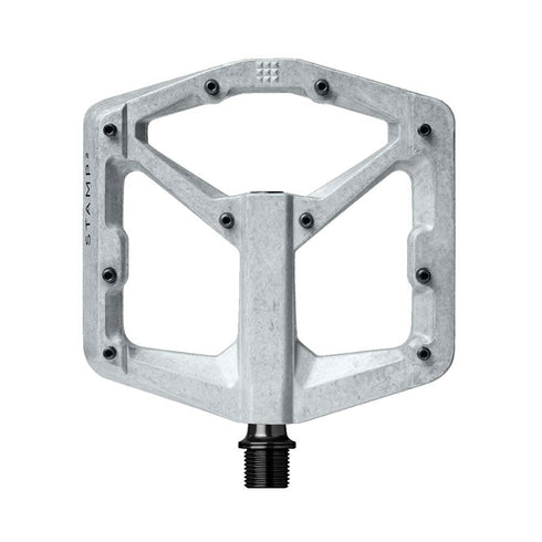 Crankbrothers Stamp 2 V2 aluminium flat pedals, silver