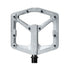 Crankbrothers Stamp 2 V2 aluminium flat pedals, silver
