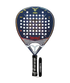 Heroe's Taurus 2026 Padel Racket in navy and silver, front view