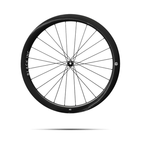 Black Inc FORTY SIX carbon gravel wheelset, view 1