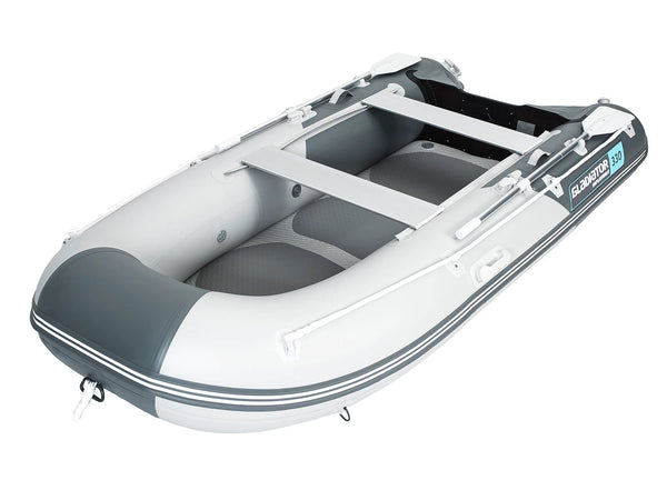 Inflatable boat Gladiator B330AD - 4 Person - Light Grey & Dark Grey
