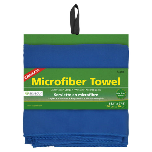 Coghlans Microfiber Towel for Camping - Quick-Drying & Absorbent Towel for Outdoor Use