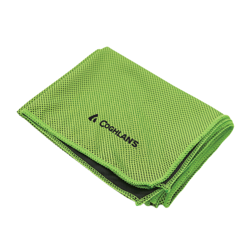 Coghlan's cooling towel folded, green