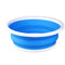 Coghlan's collapsible sink expanded, blue and white, product shot