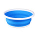 Coghlan's collapsible sink expanded, blue and white, product shot