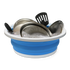 Coghlan's collapsible sink holding camp dishes