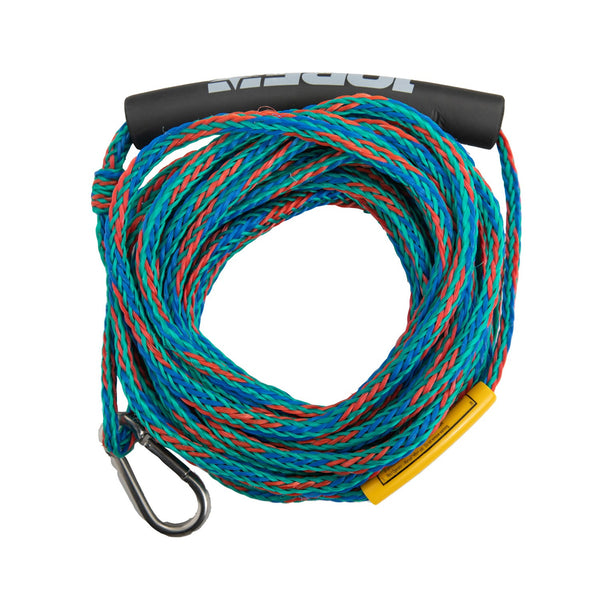 Jobe Towrope 2P, a standard tow line essential for safely pulling two-person inflatable tubes behind a boat.
