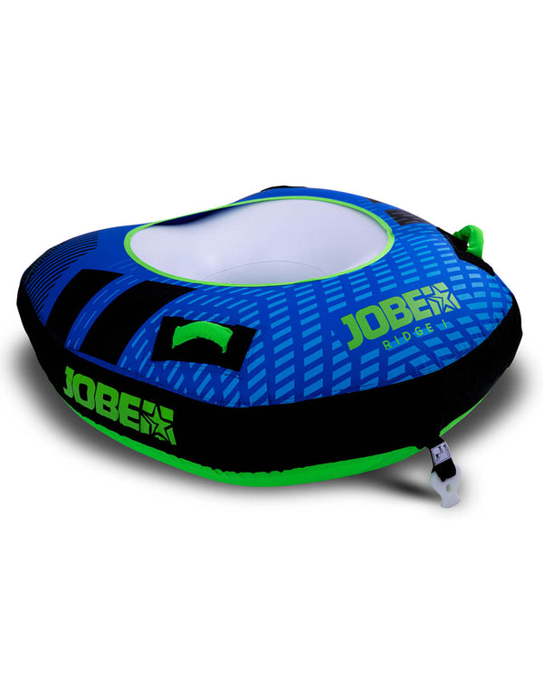 Jobe Ridge 1P, a stable, balanced, single-rider inflatable tube, designed for predictable and comfortable towing.