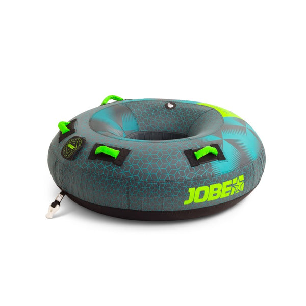 Jobe Hotseat Towable 1P Steel Blue, Single Rider Inflatable Tube for Fast Action