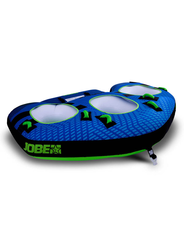 Jobe Ridge Towable, a durable, reinforced inflatable tube designed to handle rough water conditions and intense towing.