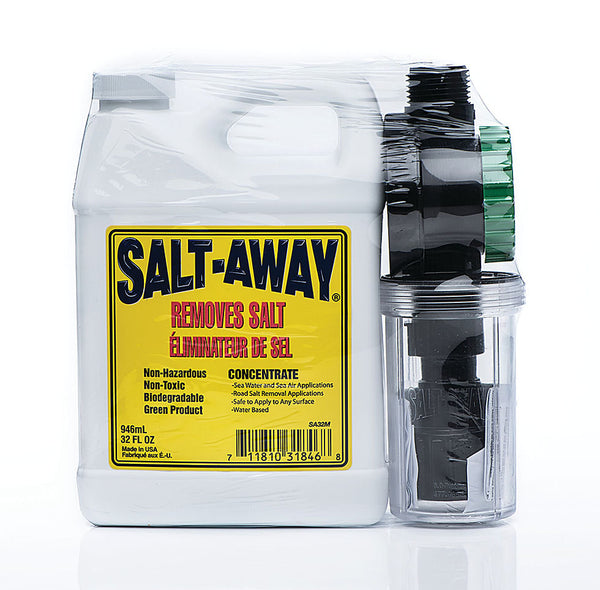Salt-Away Starter Kit with Quart Concentrate and Mixing Unit