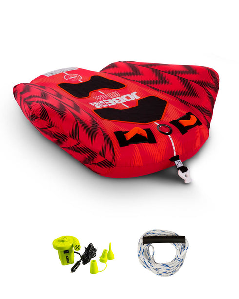 Jobe Hydra 1P Set, a package including a compact, single-rider inflatable tube and usually a tow rope, for solo riders.