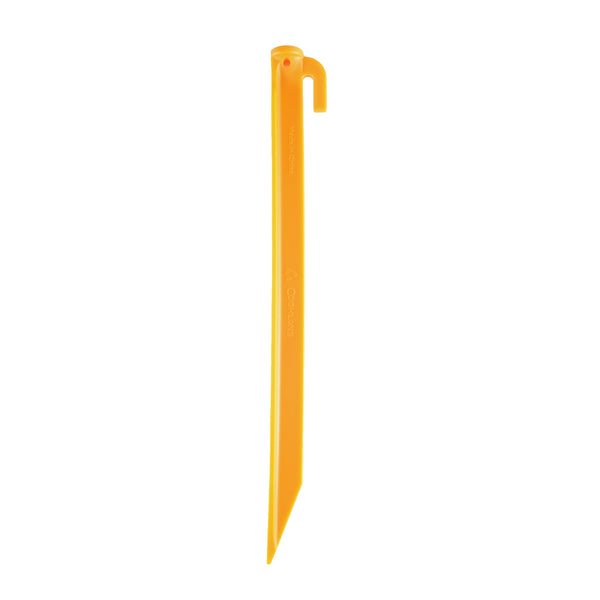 Coghlan's 12 inch yellow plastic tent peg, product shot