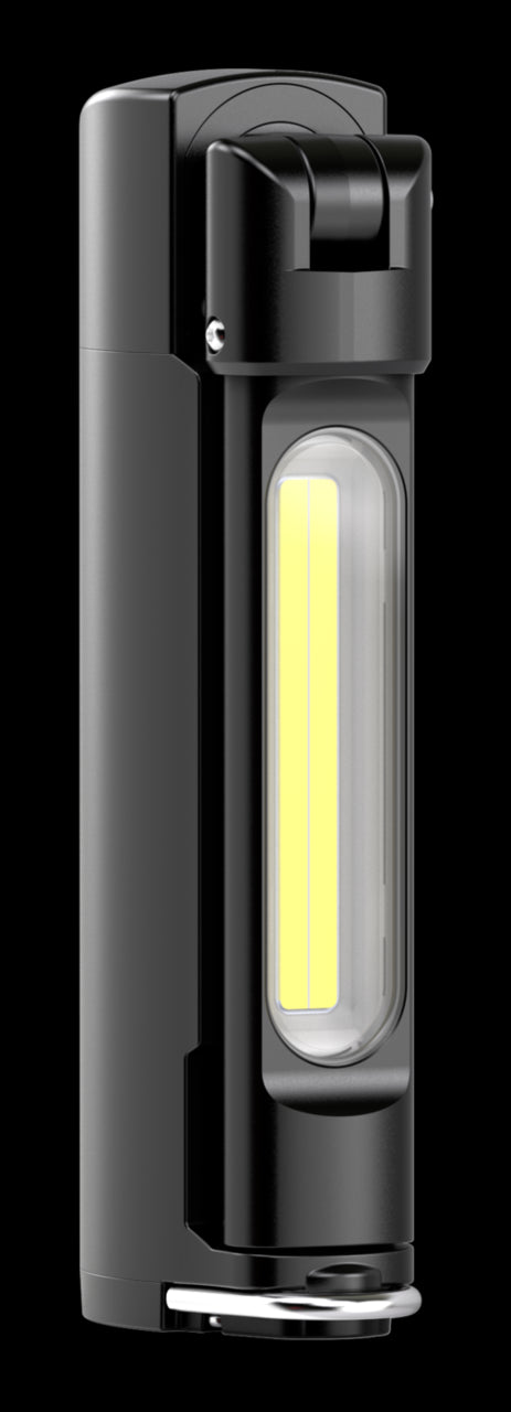 Ledlenser W6R Work Light Gift Box, a versatile, rechargeable work light with a flexible arm and magnetic base.