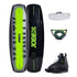 Jobe Wakeboard Logo Set, Complete Wakeboard Setup with Bindings & Fin Set for Riding
