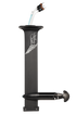 Lift eFoil 28 inch carbon fibre propulsion unit with LCS folding propeller, side view