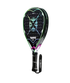 Heroe's Predator LTD 2026 Padel Racket in black and green, angled view