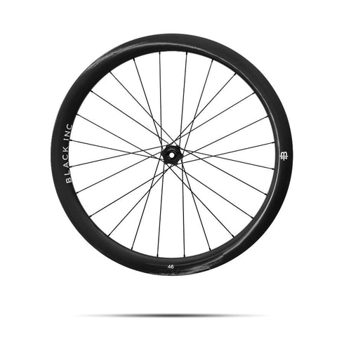 Black Inc FORTY SIX carbon gravel wheelset, view 3
