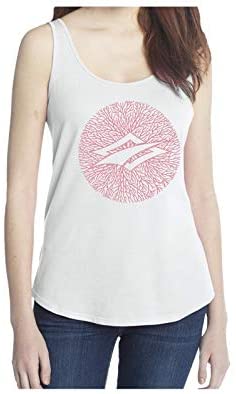 Coral Circle Swing Tank Lightweight Tank Top for Watersports.
