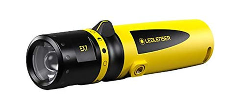 Ledlenser EX7 Intrinsically Safe Flashlight - Explosion-Proof Torch for Critical Work Zones