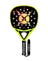 Heroe's RS3 2025 Padel Racket in neon yellow, front view