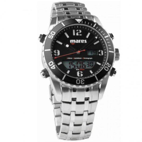 Mares Mission Digital Chrono SF stainless steel dive watch