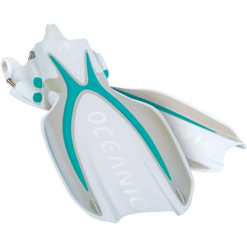 Oceanic Manta Ray fins, sea blue/white
