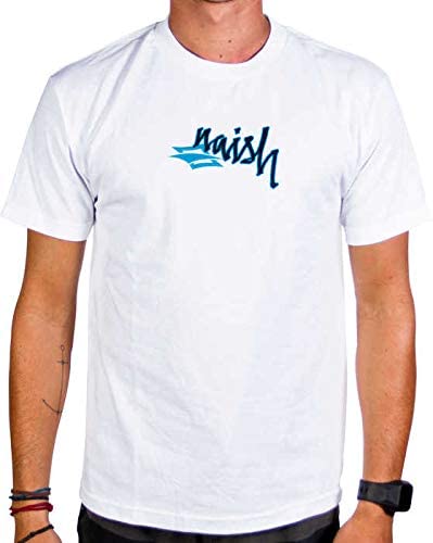 Diamond print t-shirt, a quick-dry, often synthetic fabric t-shirt featuring a repeating diamond graphic, ideal for hot weather watersports.