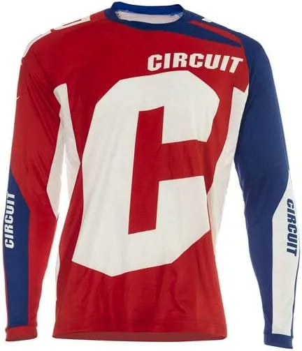 CIRCUIT-Cross/Enduro Jersey KRATOS 2021 grey/blue/red tg.XL