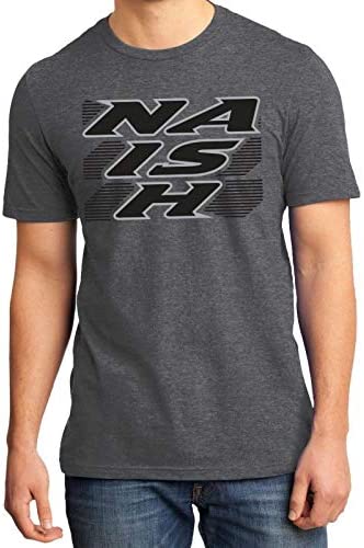 Naish logo stripe tee, a comfortable casual t-shirt with a striped design and logo, suitable for watersport enthusiasts.