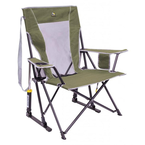 GCI Outdoors Comfort Pro Rocker Spring-Action Chair - Smooth Rocking Outdoor Chair
