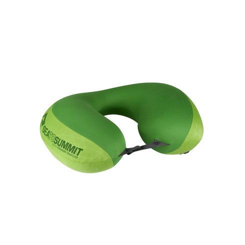 Sea to Summit Aeros Premium Traveller pillow, Lime, product shot on white