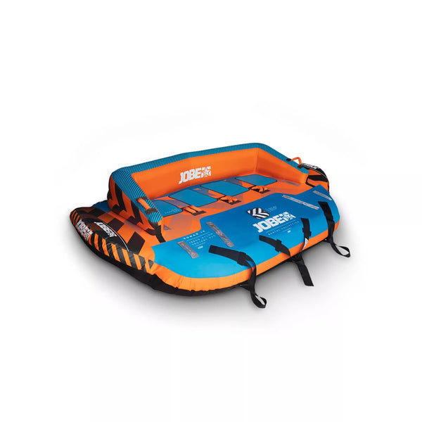 Jobe Sonar Towable 4P, a large, multi-position inflatable tube designed for four riders, perfect for exciting watersport rides.