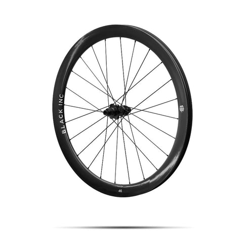 Black Inc FORTY SIX carbon gravel wheelset, view 4