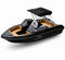 AquaJet 20ft Boat without Engine | 8 Persons | Black