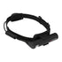 Ledlenser H8R 25th Anniversary Edition headlamp, dark blue, rear view on white