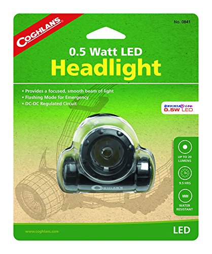 Coghlans 0.5 Watt LED Camping Headlight - Energy-Efficient & Compact Light for Camping