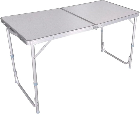 Pro Camp Foladable Dinning Table Silver