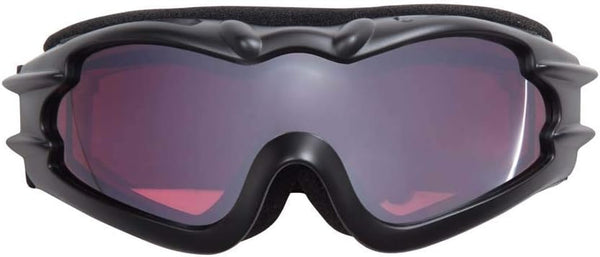 Jobe black swimming goggles, clear and comfortable eye protection used for swimming, snorkeling, or watersports.