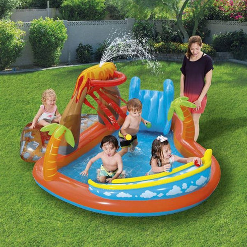 Bestway Lava Lagoon Play Center - Adventure-Themed Pool for Young Explorers
