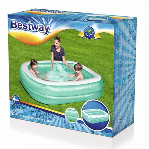 Bestway Blue Rectangular Pool - Classic & Practical Pool for Summer Fun